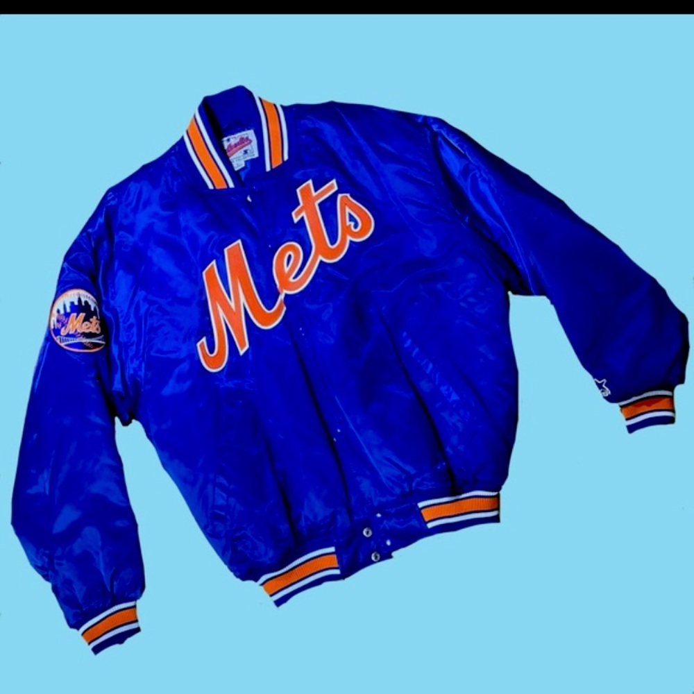 Mets Vintage Starter Satin Large MLB Jacket